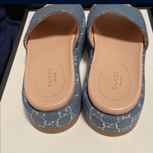 Blue Gucci platforms - Picture 3 of 5